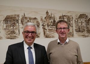 Roger Lewentz mit VG Bürgermeisterkandidat Uwe Engelmann